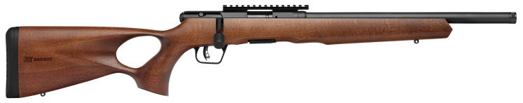 SAV B17 TIMBER THUMBHOLE 17HMR 18